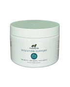 A jar of Crunchy.Pet Digestion Support on a white background